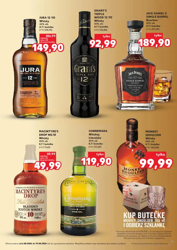 Kaufland - gazetka promocyjna Barek Kauflandu od czwartku 06.08 do środy 19.08 - strona 15