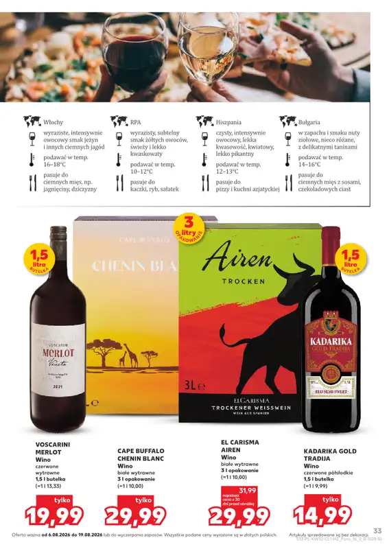 Kaufland - gazetka promocyjna Barek Kauflandu od czwartku 06.08 do środy 19.08 - strona 33