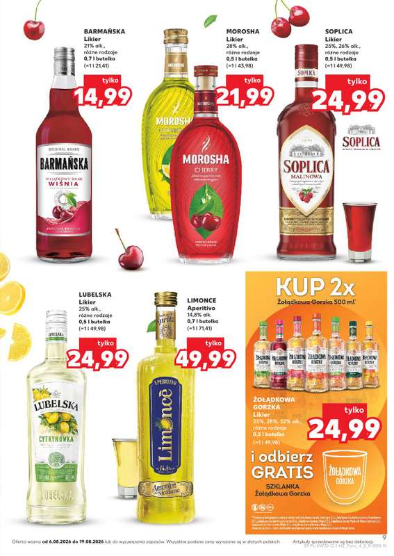 Kaufland - gazetka promocyjna Barek Kauflandu od czwartku 06.08 do środy 19.08 - strona 9