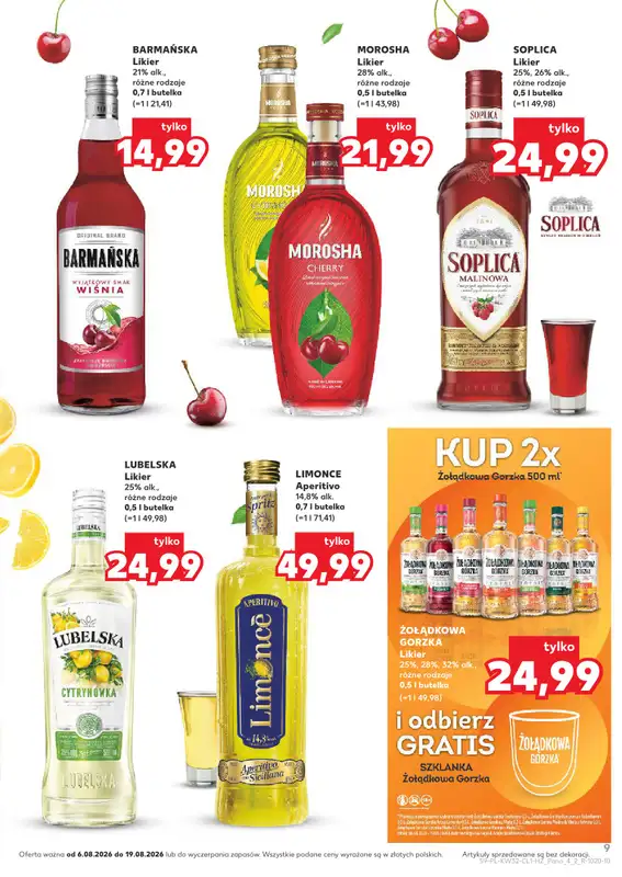 Kaufland - gazetka promocyjna Barek Kauflandu od czwartku 06.08 do środy 19.08 - strona 9