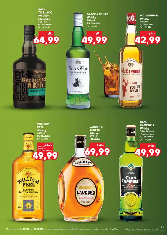 Kaufland - gazetka promocyjna Barek Kauflandu od czwartku 06.08 do środy 19.08 - strona 13