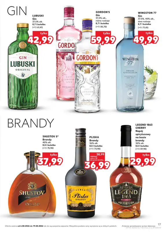Kaufland - gazetka promocyjna Barek Kauflandu od czwartku 06.08 do środy 19.08 - strona 17