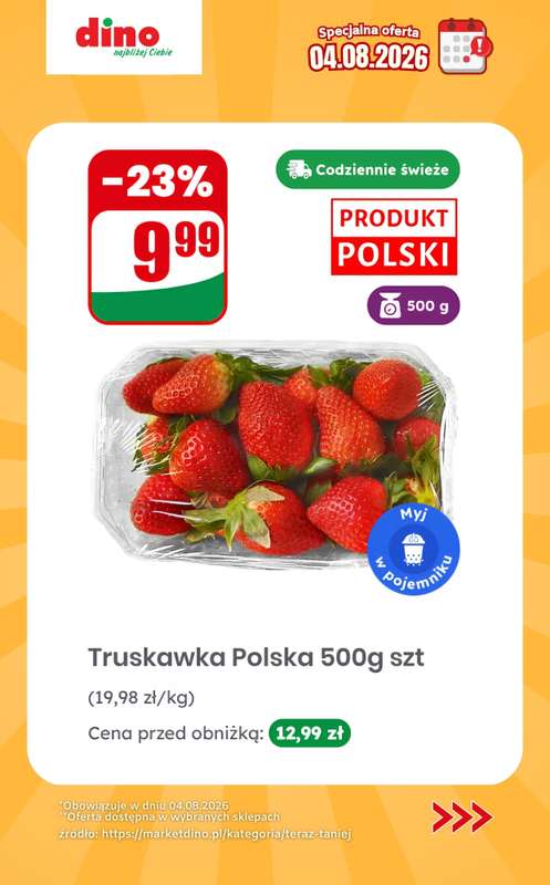 Dino - gazetka promocyjna Specjalna oferta na 04.08.2026 - promocje spoza gazetki od wtorku 04.08 do wtorku 04.08 - strona 2