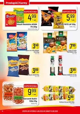 Delikatesy Piotruś Pan - gazetka promocyjna Gazetka od wtorku 04.08 do soboty 08.08 - strona 12