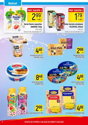 Delikatesy Piotruś Pan - gazetka promocyjna Gazetka od wtorku 04.08 do soboty 08.08 - strona 6