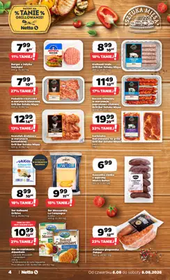 Netto - gazetka promocyjna Gazetka Spożywcza od czwartku 06.08 do soboty 08.08 - strona 4