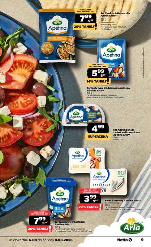 Netto - gazetka promocyjna Gazetka Spożywcza od czwartku 06.08 do soboty 08.08 - strona 9