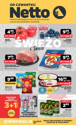 Netto - gazetka promocyjna Gazetka Spożywcza od czwartku 06.08 do soboty 08.08