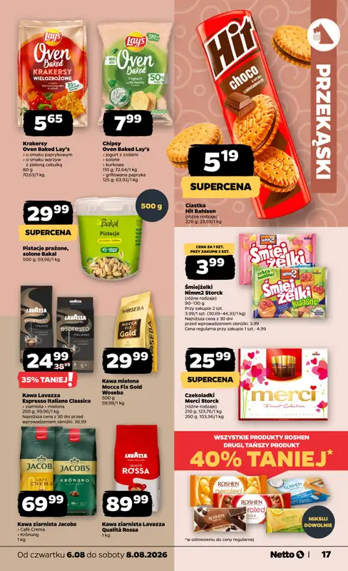 Netto - gazetka promocyjna Gazetka Spożywcza od czwartku 06.08 do soboty 08.08 - strona 17