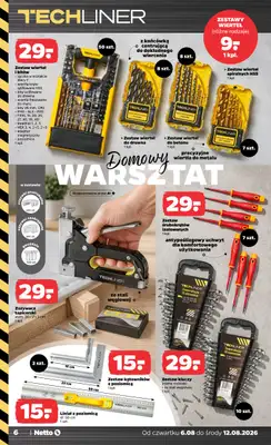 Netto - gazetka promocyjna Inspiracje tygodnia Tekstylia dziecięce  do środy 12.08 - strona 6