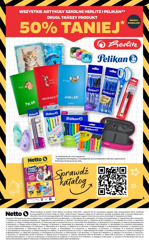 Netto - gazetka promocyjna Inspiracje tygodnia Tekstylia dziecięce  do środy 12.08 - strona 8