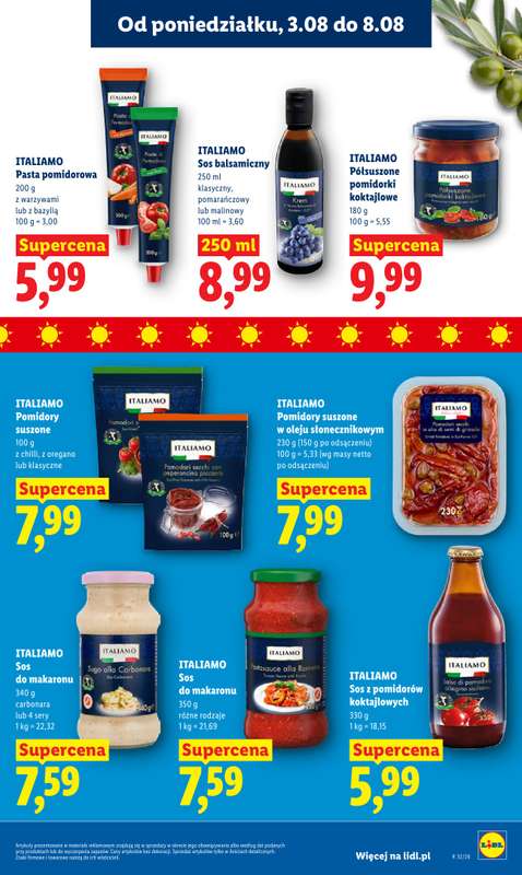 Lidl - gazetka promocyjna Oferta od poniedziałku od poniedziałku 03.08 do środy 05.08 - strona 53