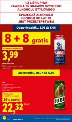 Lidl - gazetka promocyjna Oferta od poniedziałku od poniedziałku 03.08 do środy 05.08 - strona 22
