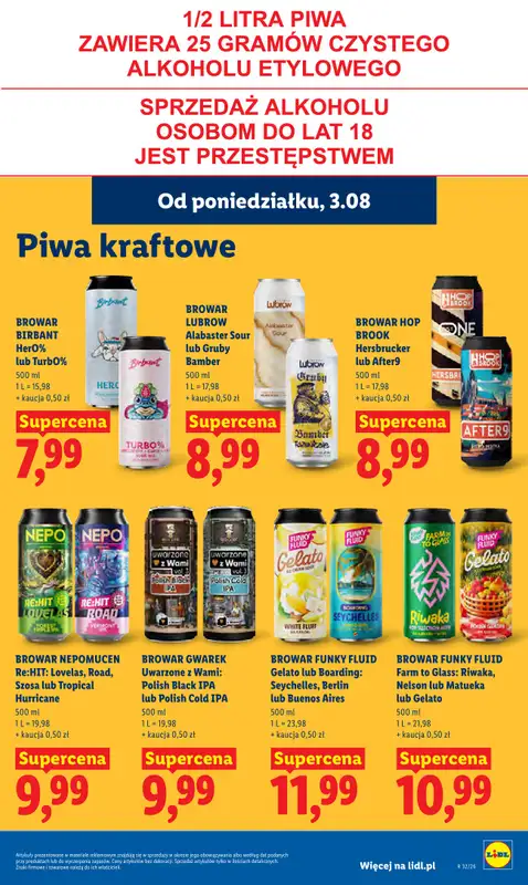 Lidl - gazetka promocyjna Oferta od poniedziałku od poniedziałku 03.08 do środy 05.08 - strona 81