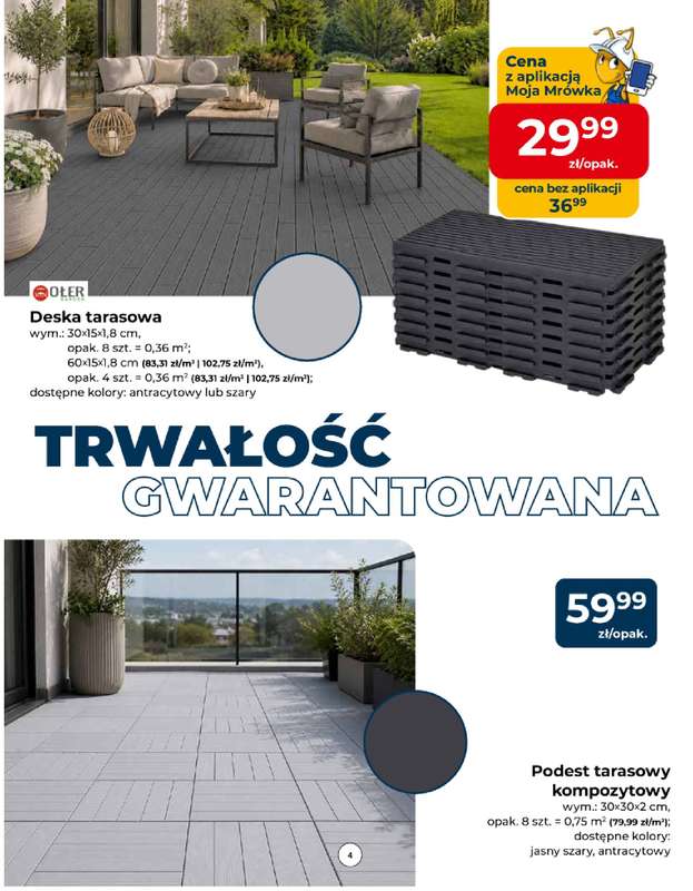 PSB Mrówka - gazetka promocyjna Gazetka od czwartku 06.08 do piątku 14.08 - strona 4