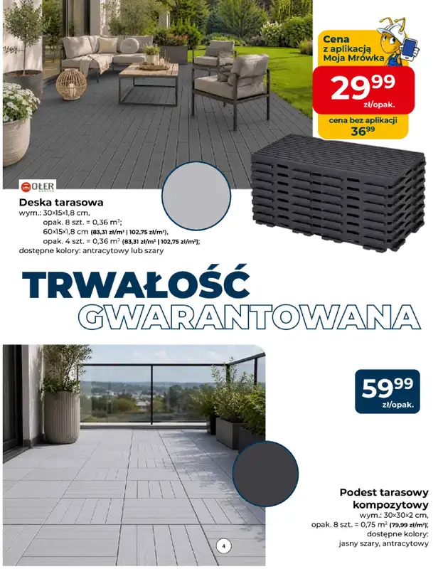 PSB Mrówka - gazetka promocyjna Gazetka od czwartku 06.08 do piątku 14.08 - strona 4