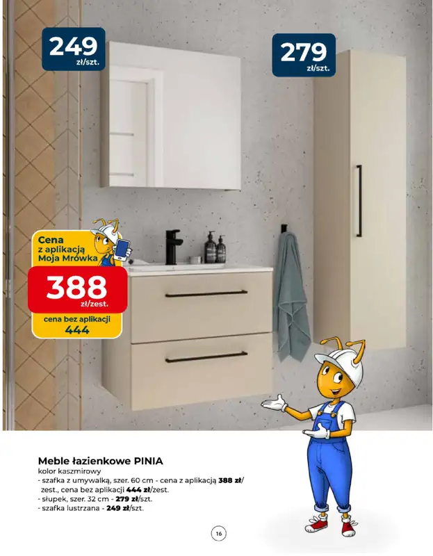 PSB Mrówka - gazetka promocyjna Gazetka od czwartku 06.08 do piątku 14.08 - strona 16