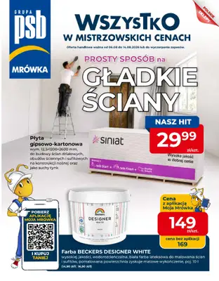 PSB Mrówka - gazetka promocyjna Gazetka od czwartku 06.08 do piątku 14.08