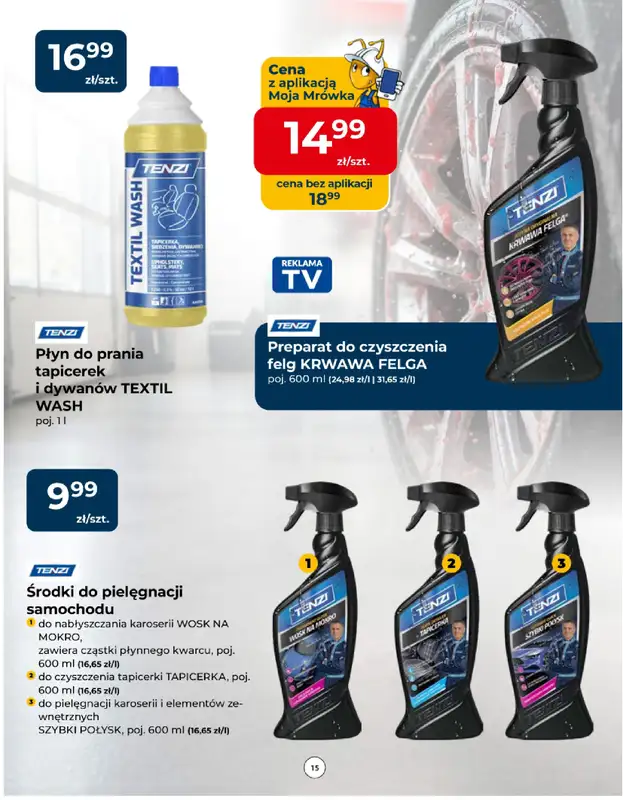 PSB Mrówka - gazetka promocyjna Gazetka od czwartku 06.08 do piątku 14.08 - strona 15