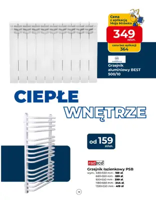PSB Mrówka - gazetka promocyjna Gazetka od czwartku 06.08 do piątku 14.08 - strona 19