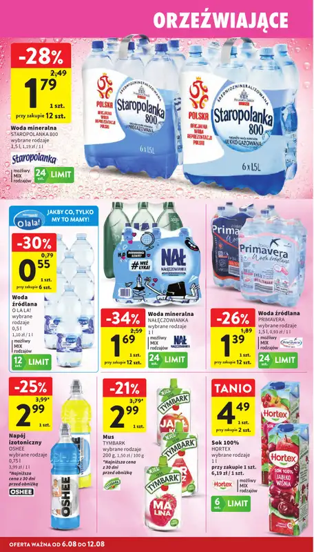 Intermarche - gazetka promocyjna Gazetka od czwartku 06.08 do środy 12.08 - strona 32