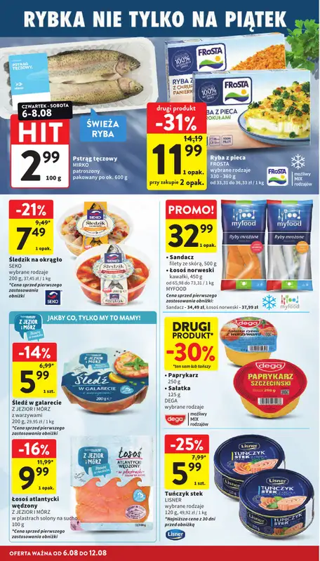 Intermarche - gazetka promocyjna Gazetka od czwartku 06.08 do środy 12.08 - strona 16