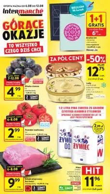 Intermarche - gazetka promocyjna Gazetka od czwartku 06.08 do środy 12.08