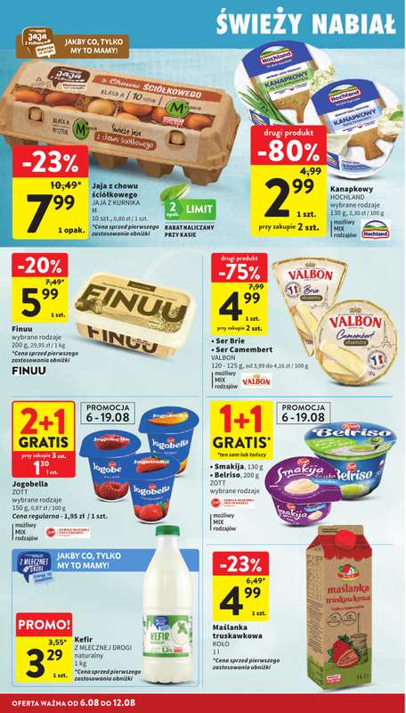 Intermarche - gazetka promocyjna Gazetka od czwartku 06.08 do środy 12.08 - strona 20