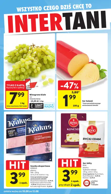 Intermarche - gazetka promocyjna Gazetka od czwartku 06.08 do środy 12.08 - strona 42