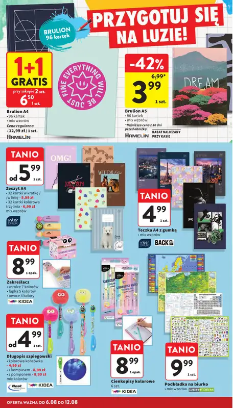 Intermarche - gazetka promocyjna Gazetka od czwartku 06.08 do środy 12.08 - strona 40