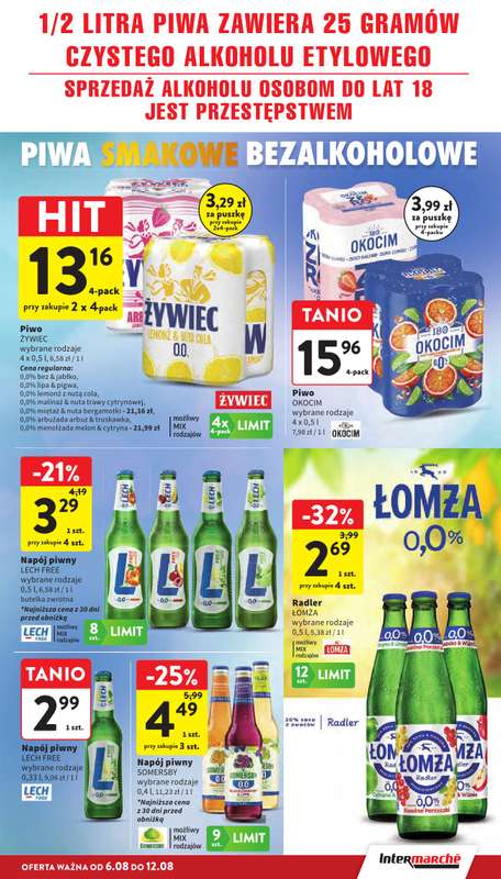 Intermarche - gazetka promocyjna Gazetka od czwartku 06.08 do środy 12.08 - strona 31