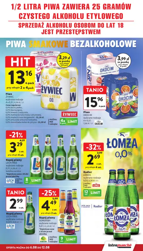 Intermarche - gazetka promocyjna Gazetka od czwartku 06.08 do środy 12.08 - strona 31