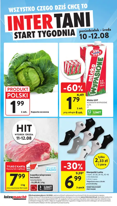 Intermarche - gazetka promocyjna Gazetka od czwartku 06.08 do środy 12.08 - strona 44