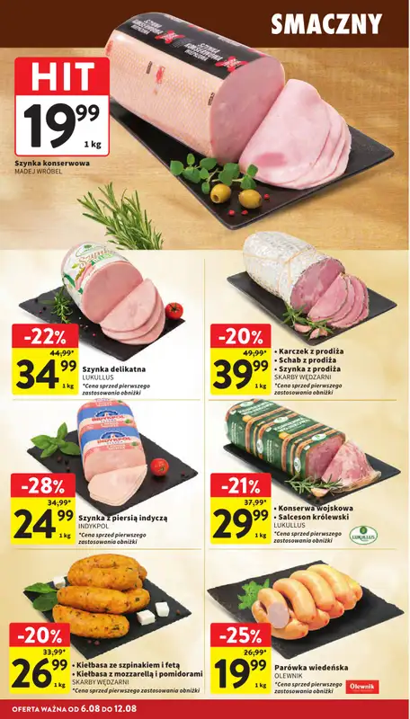 Intermarche - gazetka promocyjna Gazetka od czwartku 06.08 do środy 12.08 - strona 14