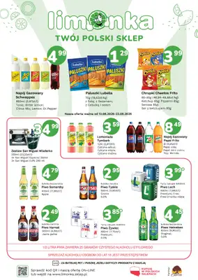 Limonka - gazetka promocyjna Plakaty promocyjne od czwartku 13.08 do niedzieli 23.08 - strona 2