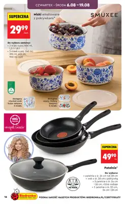 Biedronka - gazetka promocyjna Hity i inspiracje, od 03.08 od poniedziałku 03.08 do środy 19.08 - strona 18