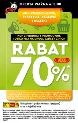 Biedronka - gazetka promocyjna Hity i inspiracje, od 27.07 od poniedziałku 27.07 do środy 12.08 - strona 2