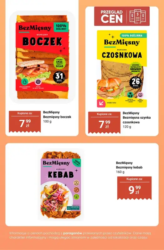 Biedronka - gazetka promocyjna Produkty WEGE - przegląd cen od czwartku 06.08 do soboty 08.08 - strona 7