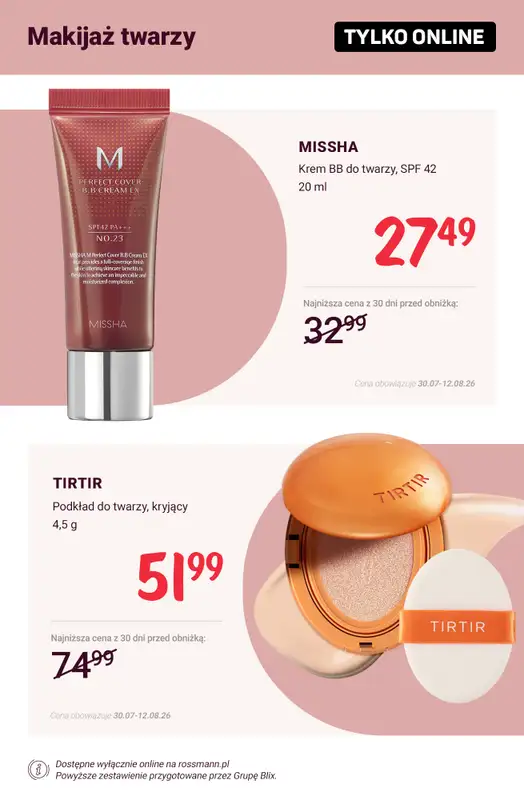 Rossmann - gazetka promocyjna Promocje TYLKO ONLINE od wtorku 04.08 do środy 12.08 - strona 2