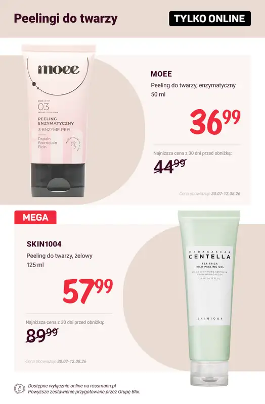 Rossmann - gazetka promocyjna Promocje TYLKO ONLINE od wtorku 04.08 do środy 12.08 - strona 7