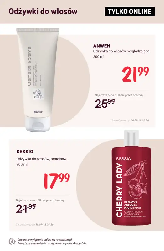 Rossmann - gazetka promocyjna Promocje TYLKO ONLINE od wtorku 04.08 do środy 12.08 - strona 9