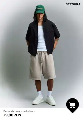 Bershka - gazetka promocyjna Bermudy męskie od 79,90 PLN od wtorku 04.08  - strona 5