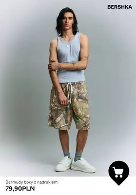 Bershka - gazetka promocyjna Bermudy męskie od 79,90 PLN od wtorku 04.08  - strona 10