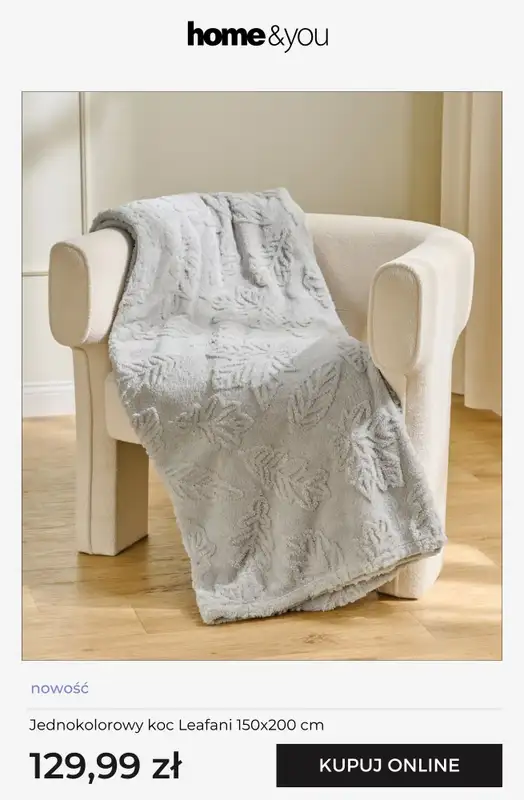 home&you - gazetka promocyjna Kolekcja Shiny fall od wtorku 04.08 do niedzieli 16.08 - strona 4