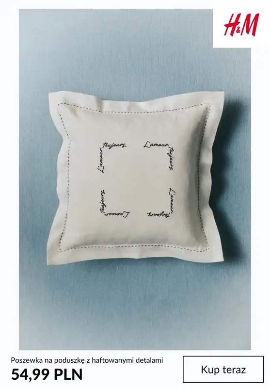H&M - gazetka promocyjna HOME: The Parisian Bedroom od wtorku 04.08  - strona 7