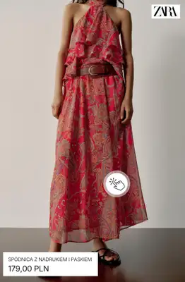 Zara - gazetka promocyjna Spódnice midi od wtorku 04.08  - strona 4