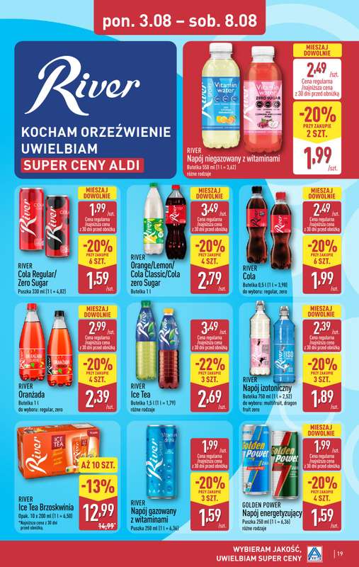 Aldi - gazetka promocyjna Pełny katalog! od poniedziałku 03.08 do soboty 08.08 - strona 19