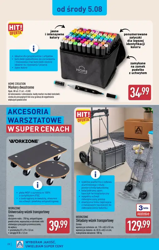 Aldi - gazetka promocyjna Pełny katalog! od poniedziałku 03.08 do soboty 08.08 - strona 28