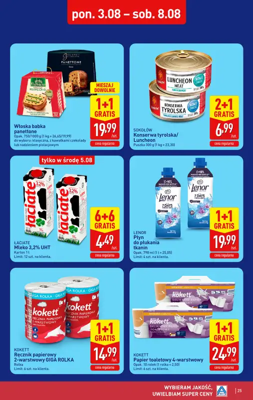 Aldi - gazetka promocyjna Pełny katalog! od poniedziałku 03.08 do soboty 08.08 - strona 25