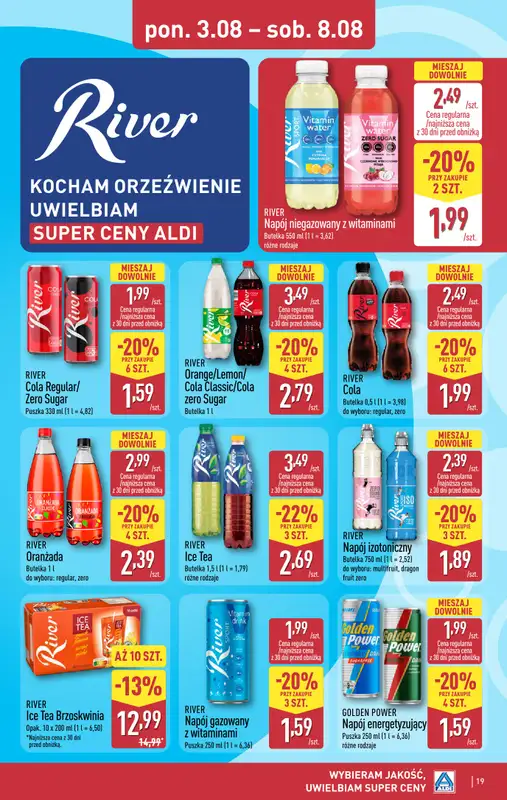 Aldi - gazetka promocyjna Pełny katalog! od poniedziałku 03.08 do soboty 08.08 - strona 19
